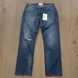 FRAME Le Boy Jeans in Henri Wash